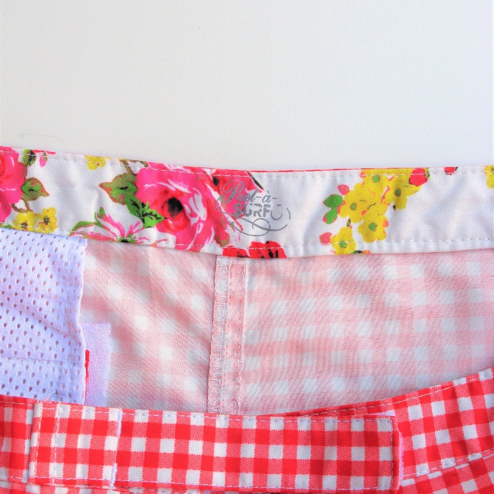 Board Shorts Pret-a-Surf Ginham Boy Shorts 6 - Picture 3 of 4